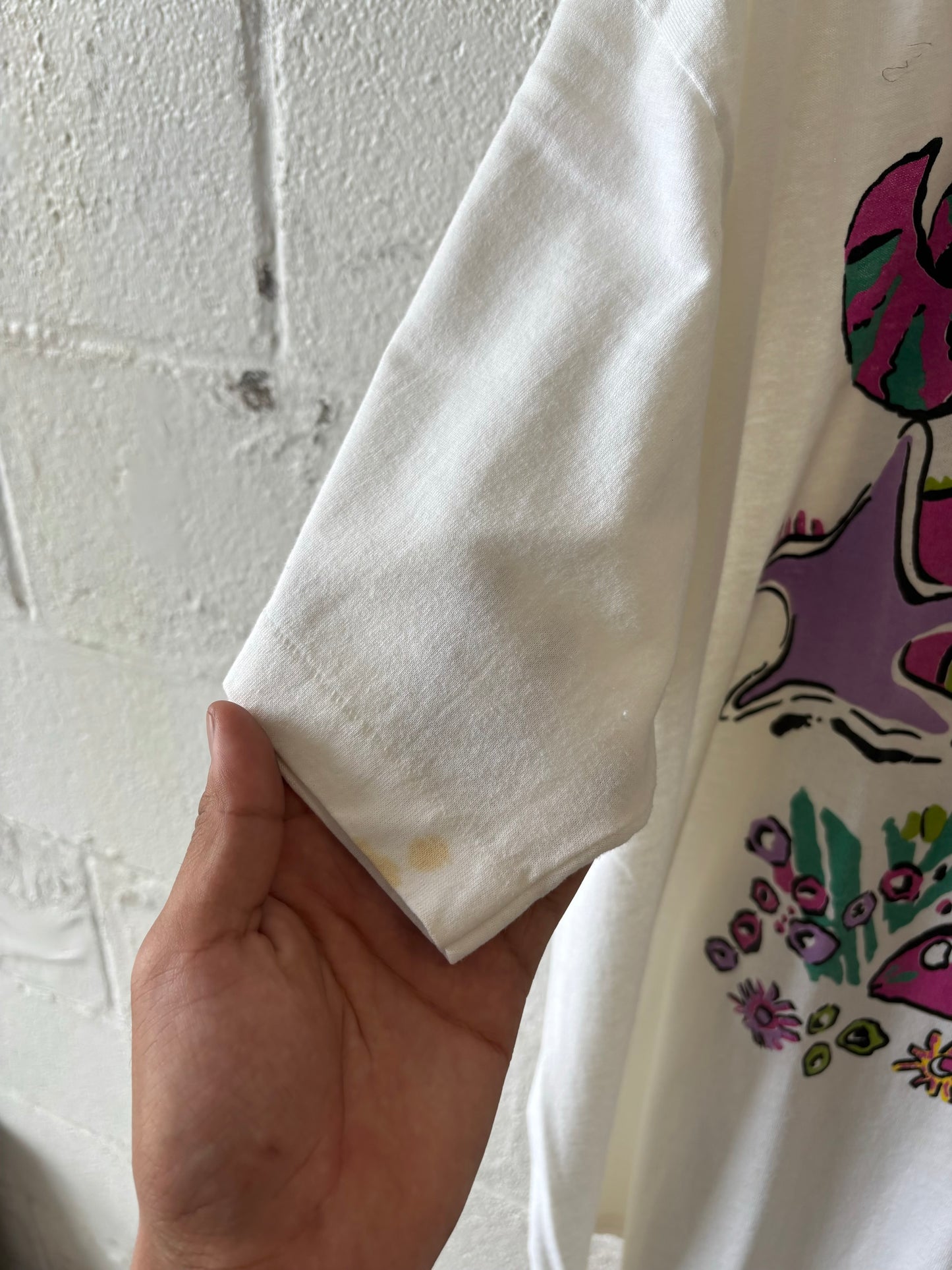 Vtg Single Stitch Sea Shirt : L