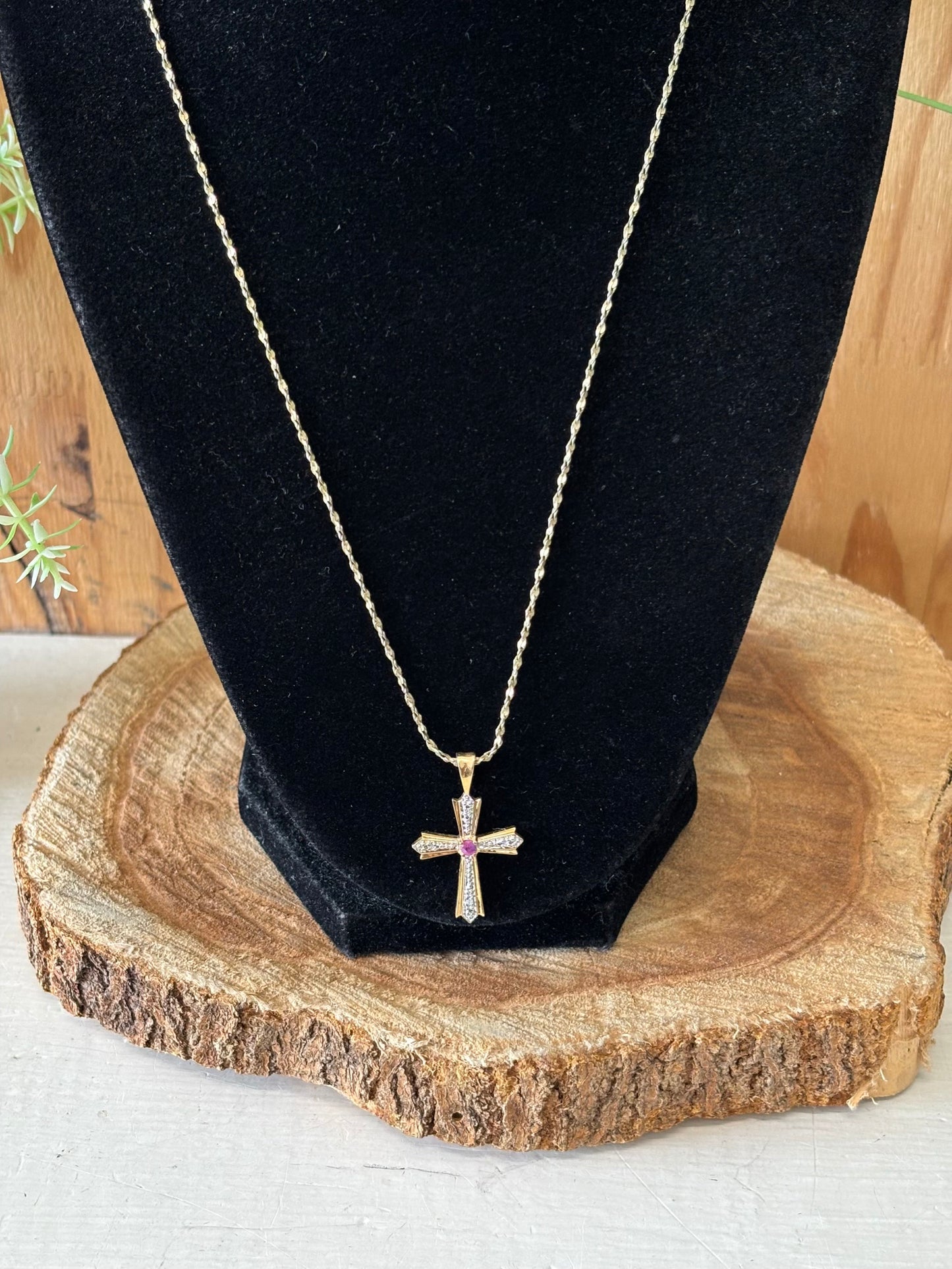 Gold Cross Necklace