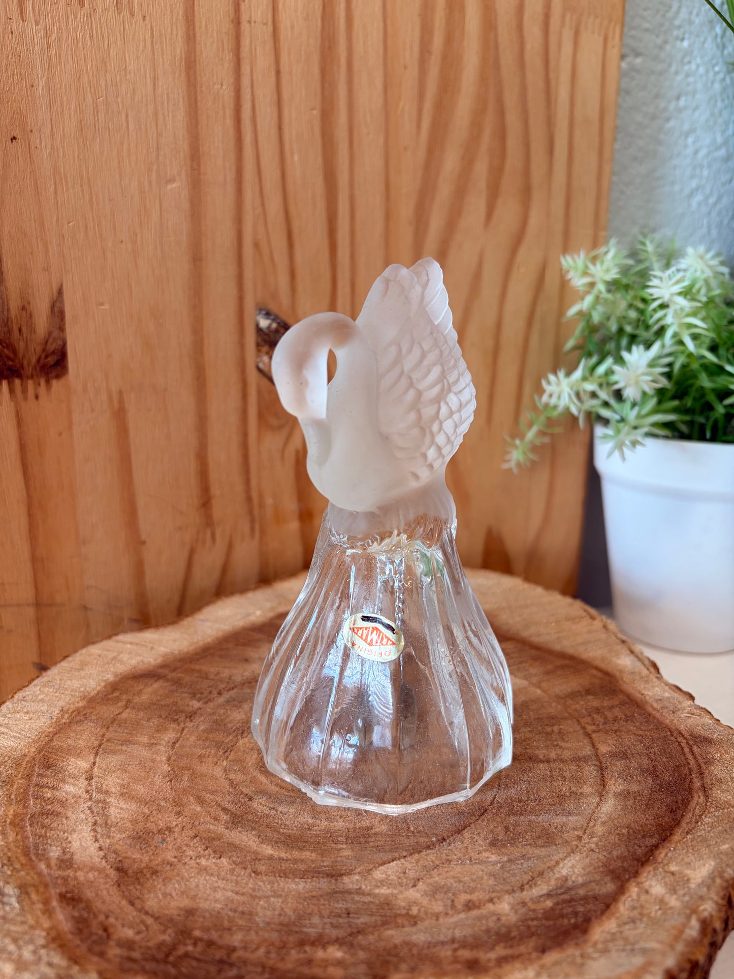 Vtg Glass Swan Bell (Local Pick Up Only)
