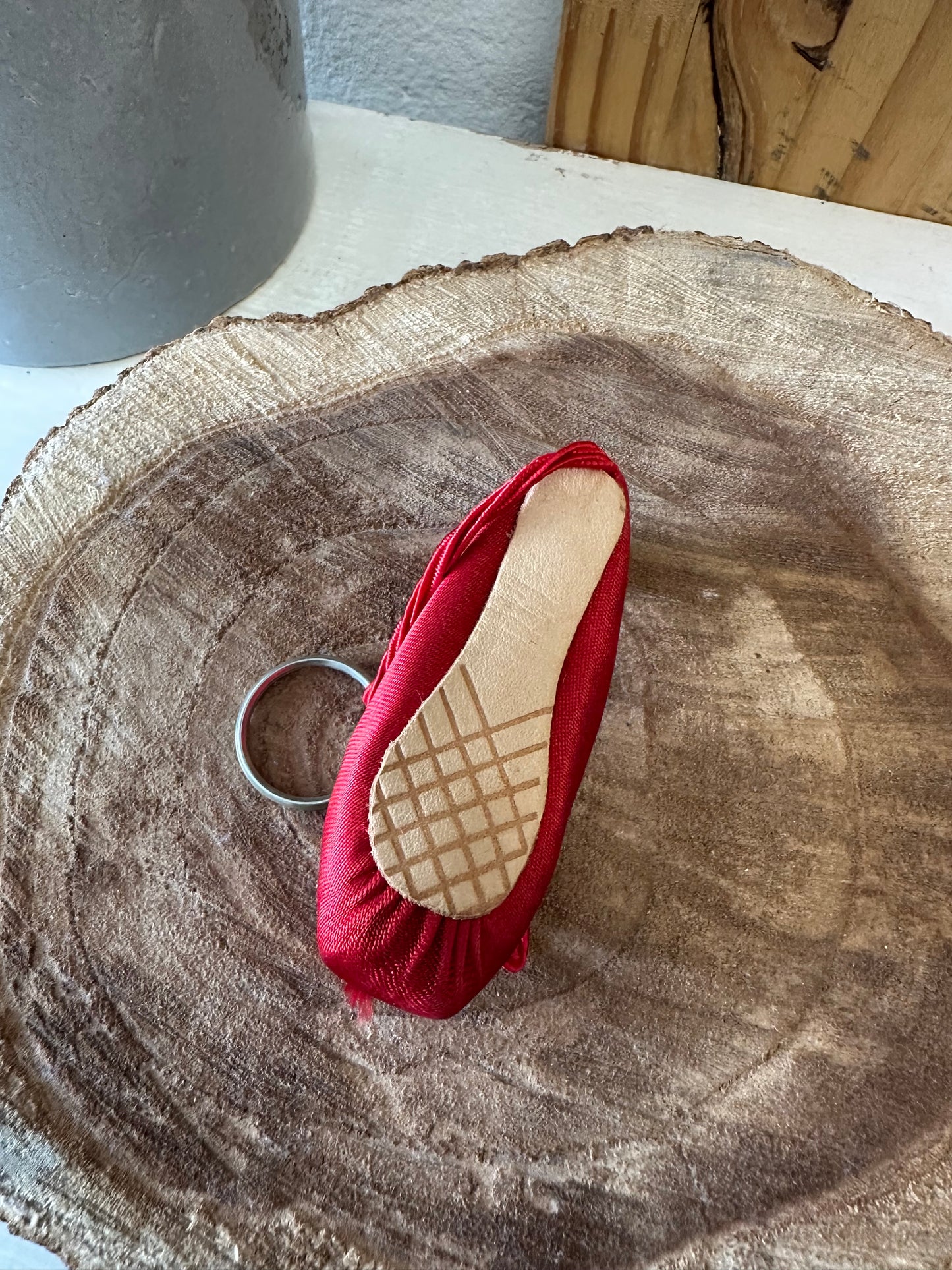 Ballet Shoe Keyring