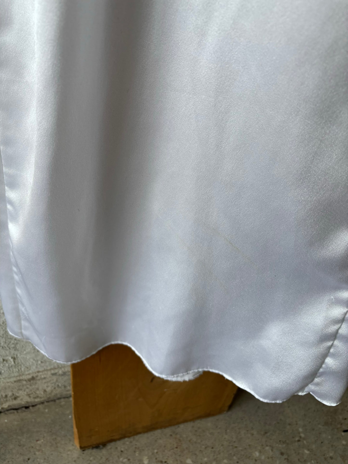 Vtg White Nightgown : S