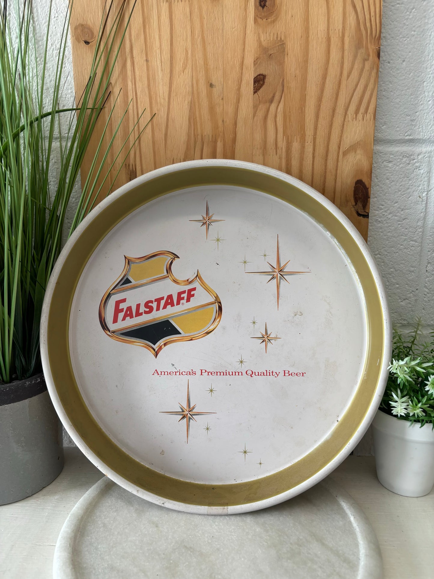 Vtg Falstaff Beer Serving Tray (Local Pickup Only)