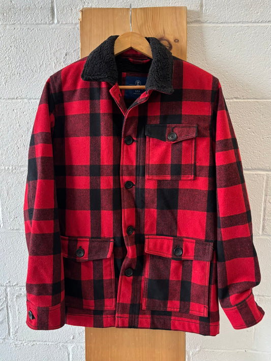 Old Navy Plaid Button Up Jacket : S