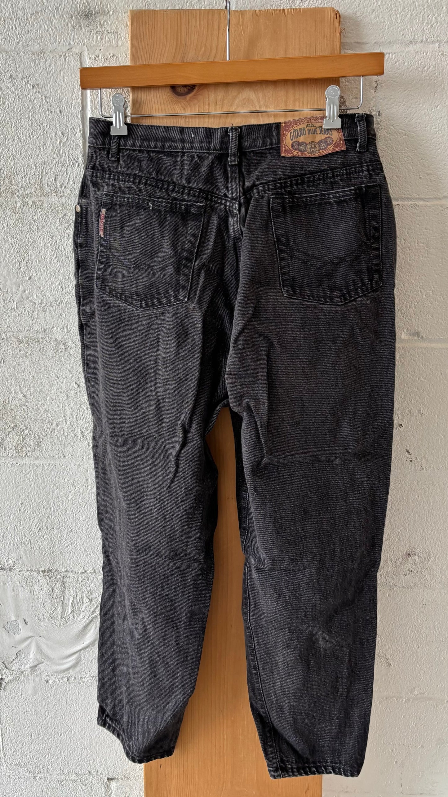 Gitano Black Jeans : 32” W
