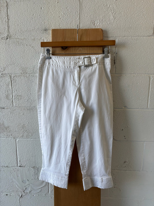 Vtg White Capris : 10P