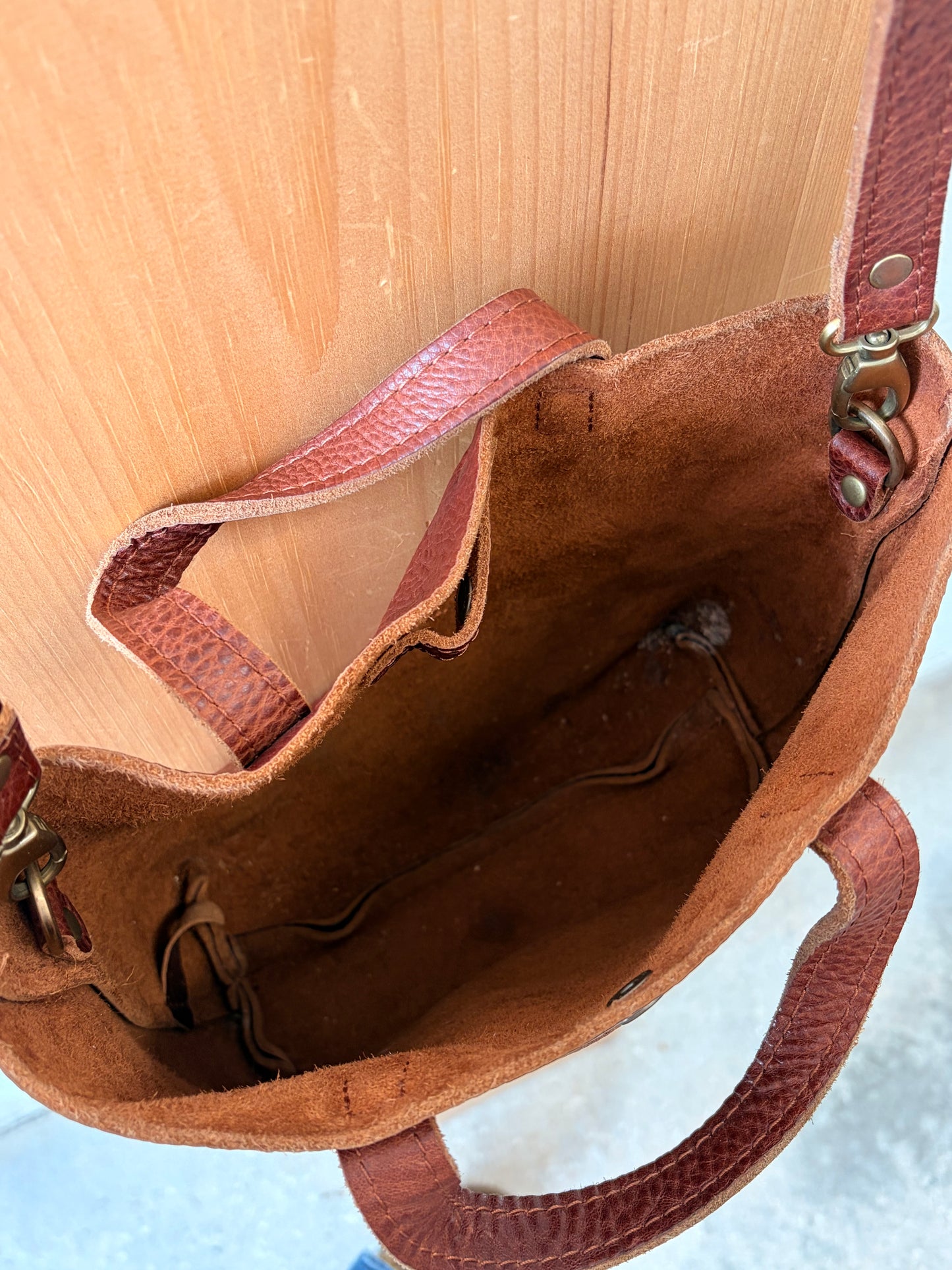 Brown Portland Leather Purse (As Is)