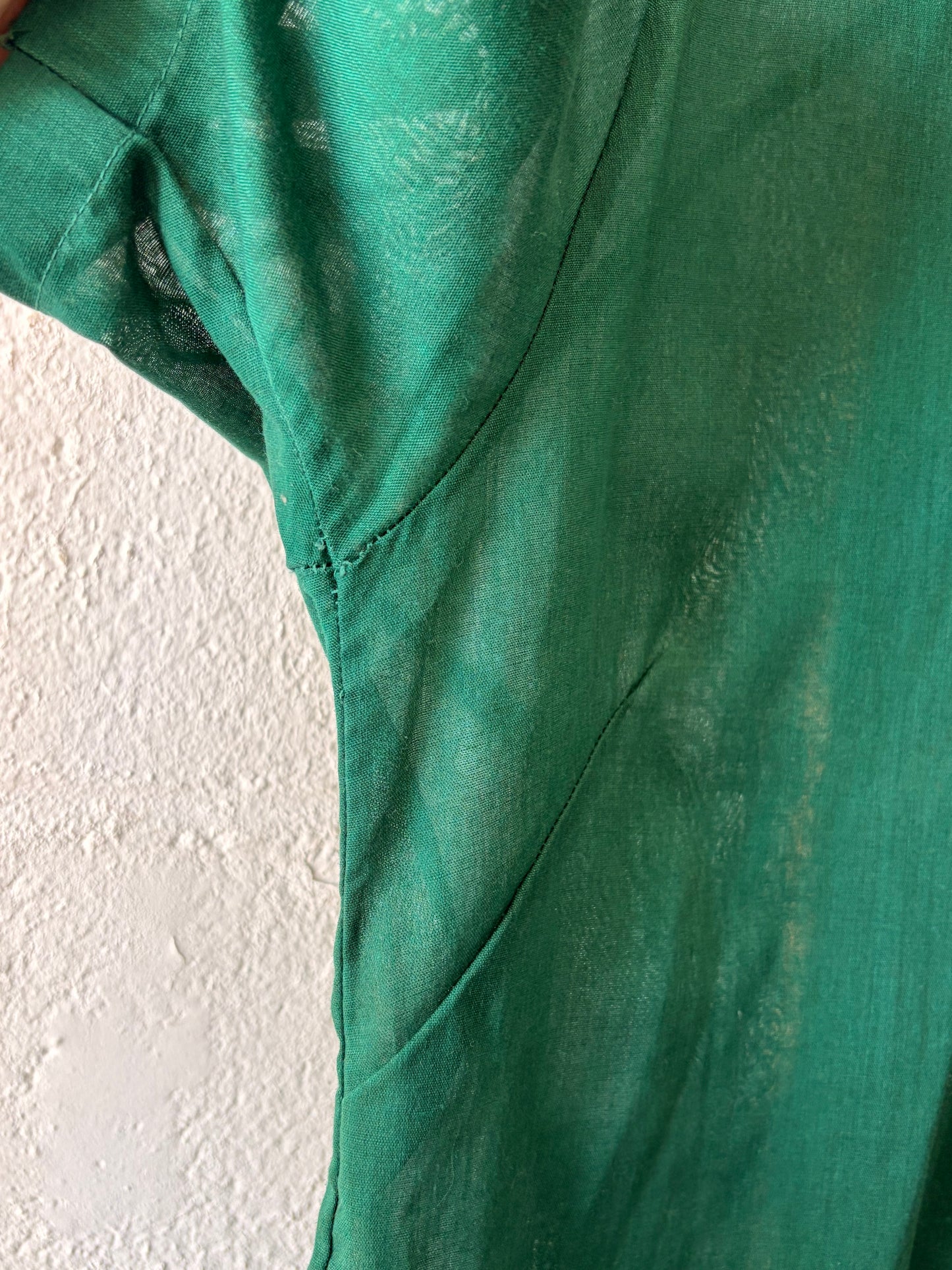 Vtg Hilton Striped Green Work Shirt : 38 (As Is)