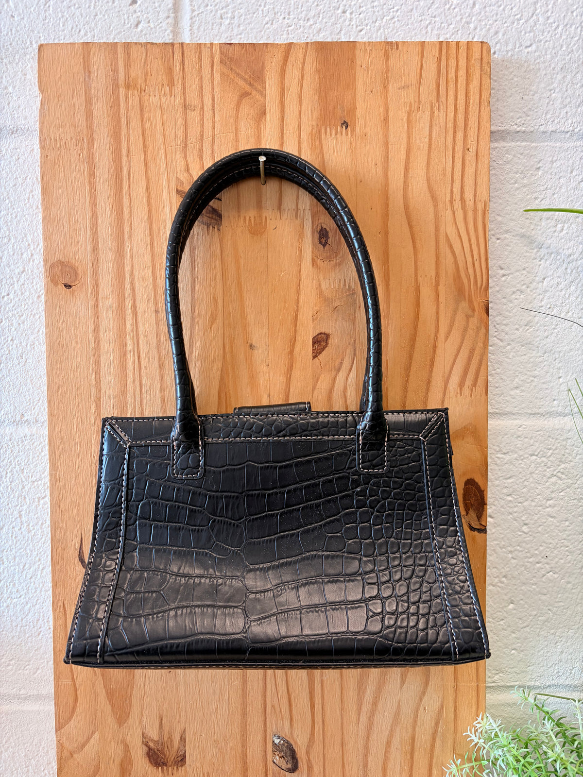 Vtg Liz Claiborne Mini Black Handbag