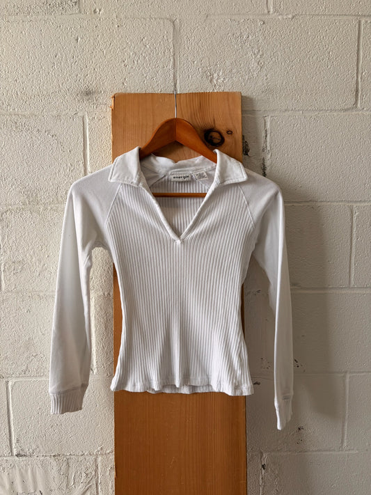 Ribbed Long Sleeve : M