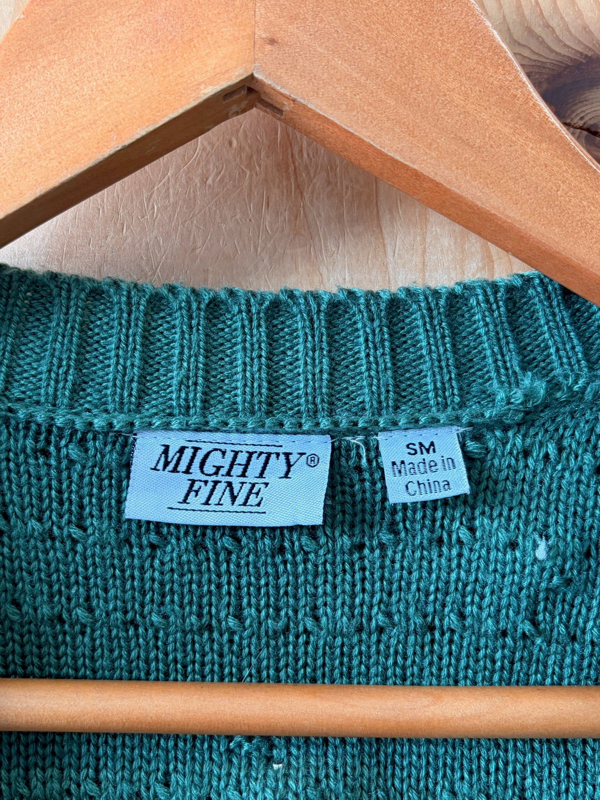 Green Embellished Cardigan : S/M