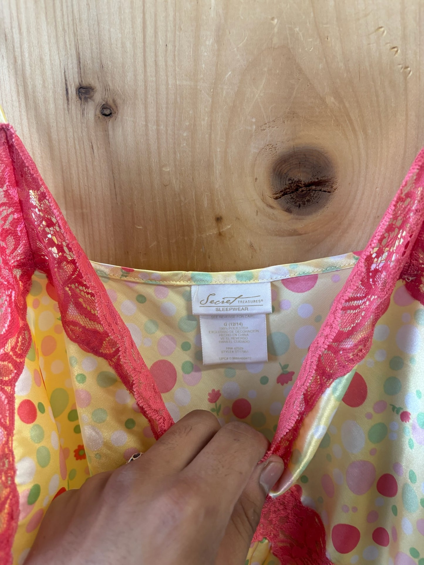 Polka Dot Slip Dress : L