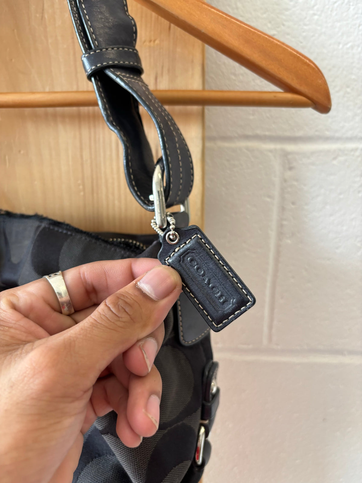 Black Coach Purse (As Is)