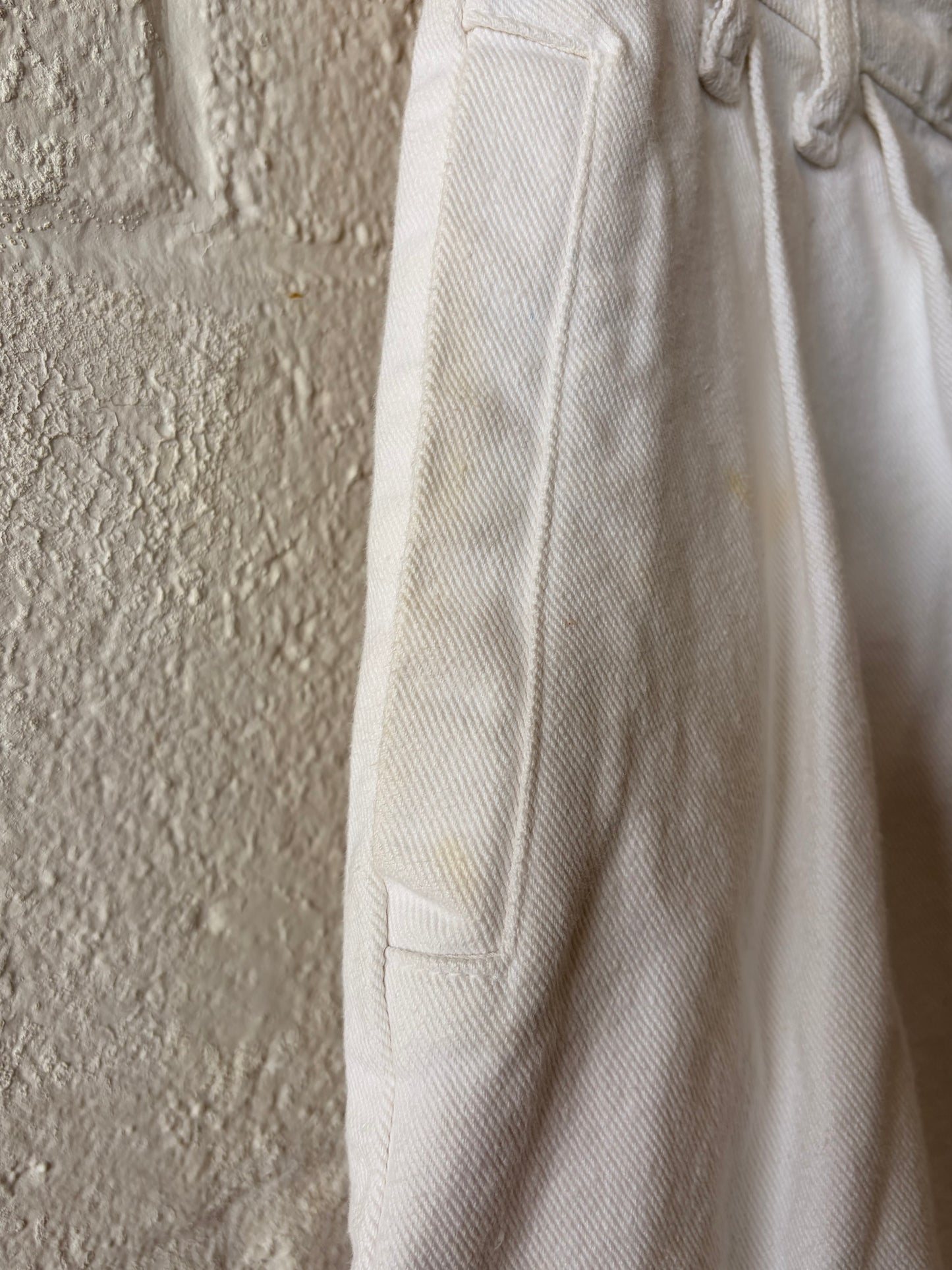 Vtg White High Waisted Shorts : 10