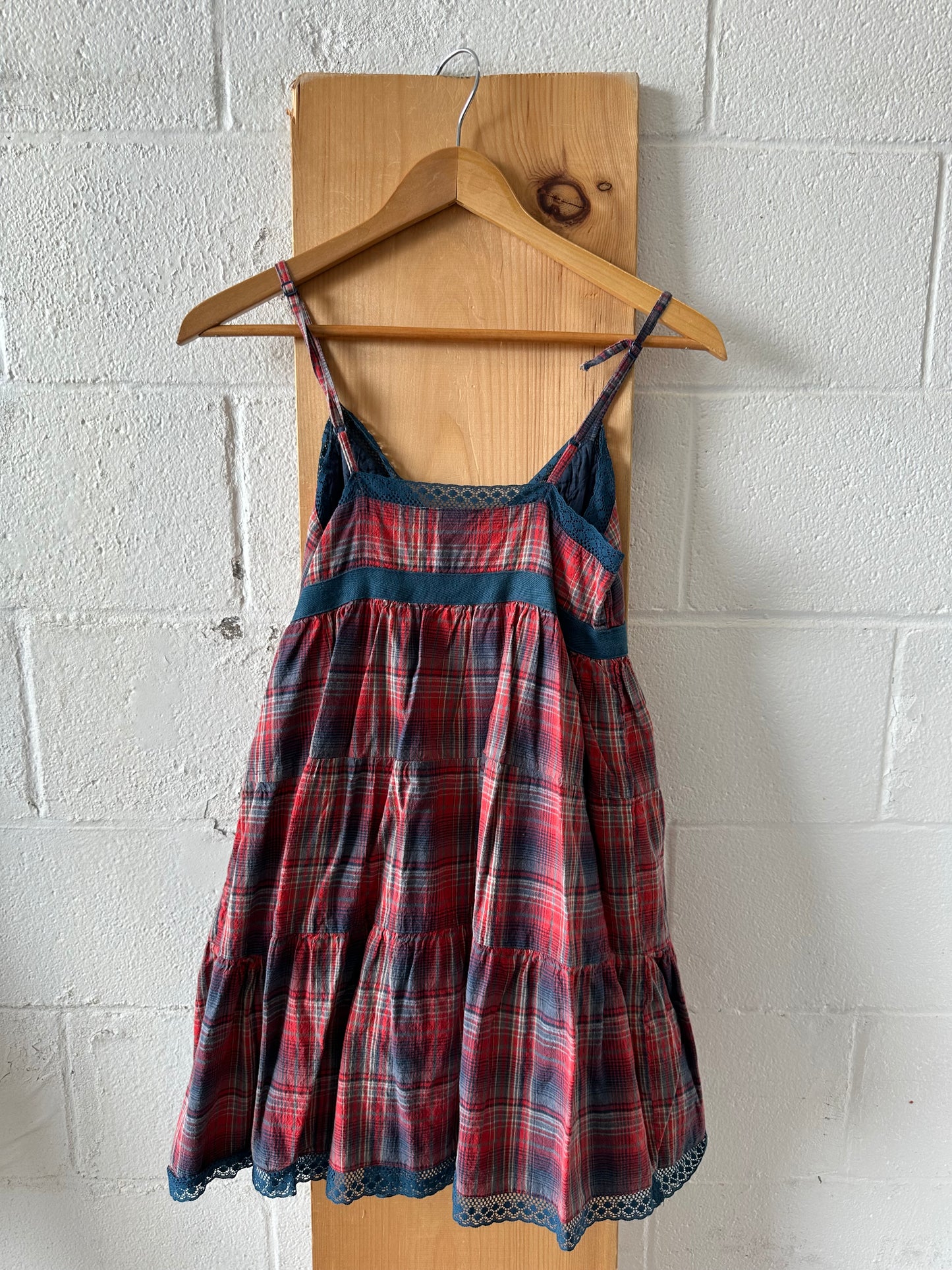 Plaid Mini Dress : XS/S