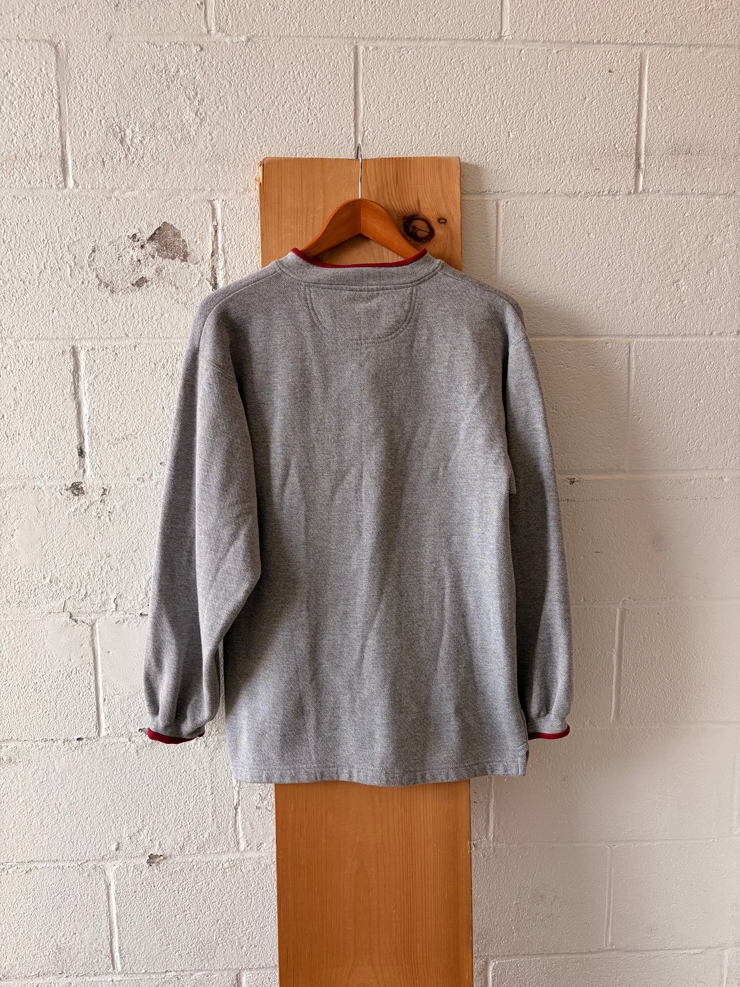 Vtg Arkansas Henley Crewneck : M