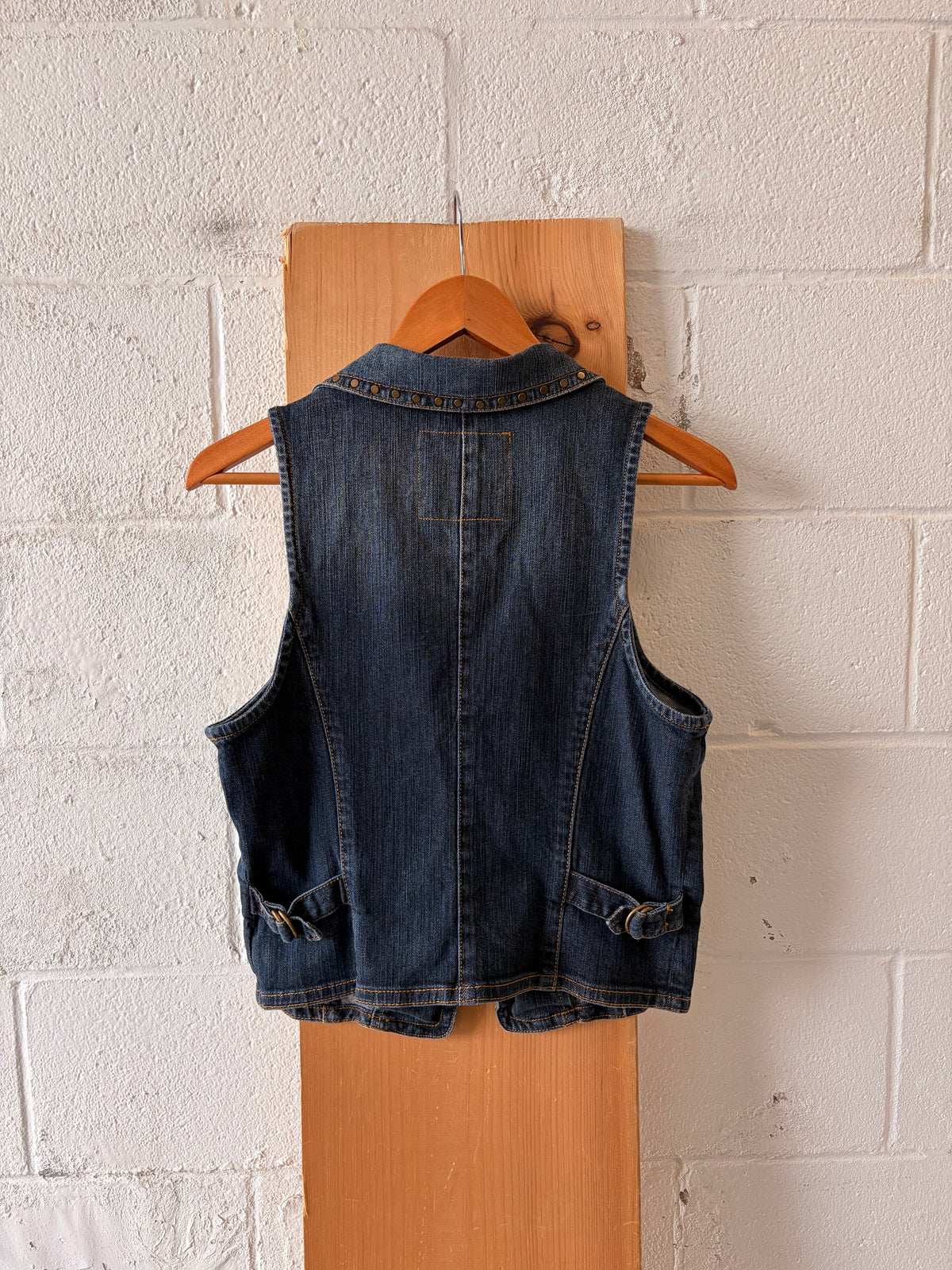 Michael Kors Studded Denim Vest : M (As Is)