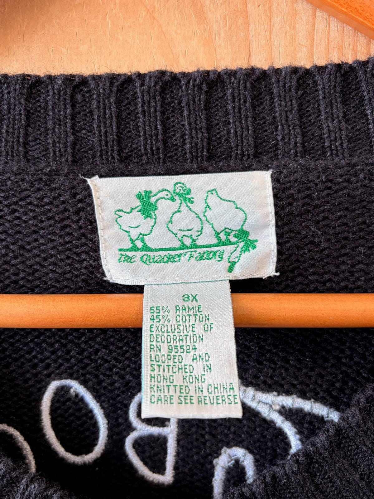 Vtg Ghosts and Spiders BOO Cardigan : 3X