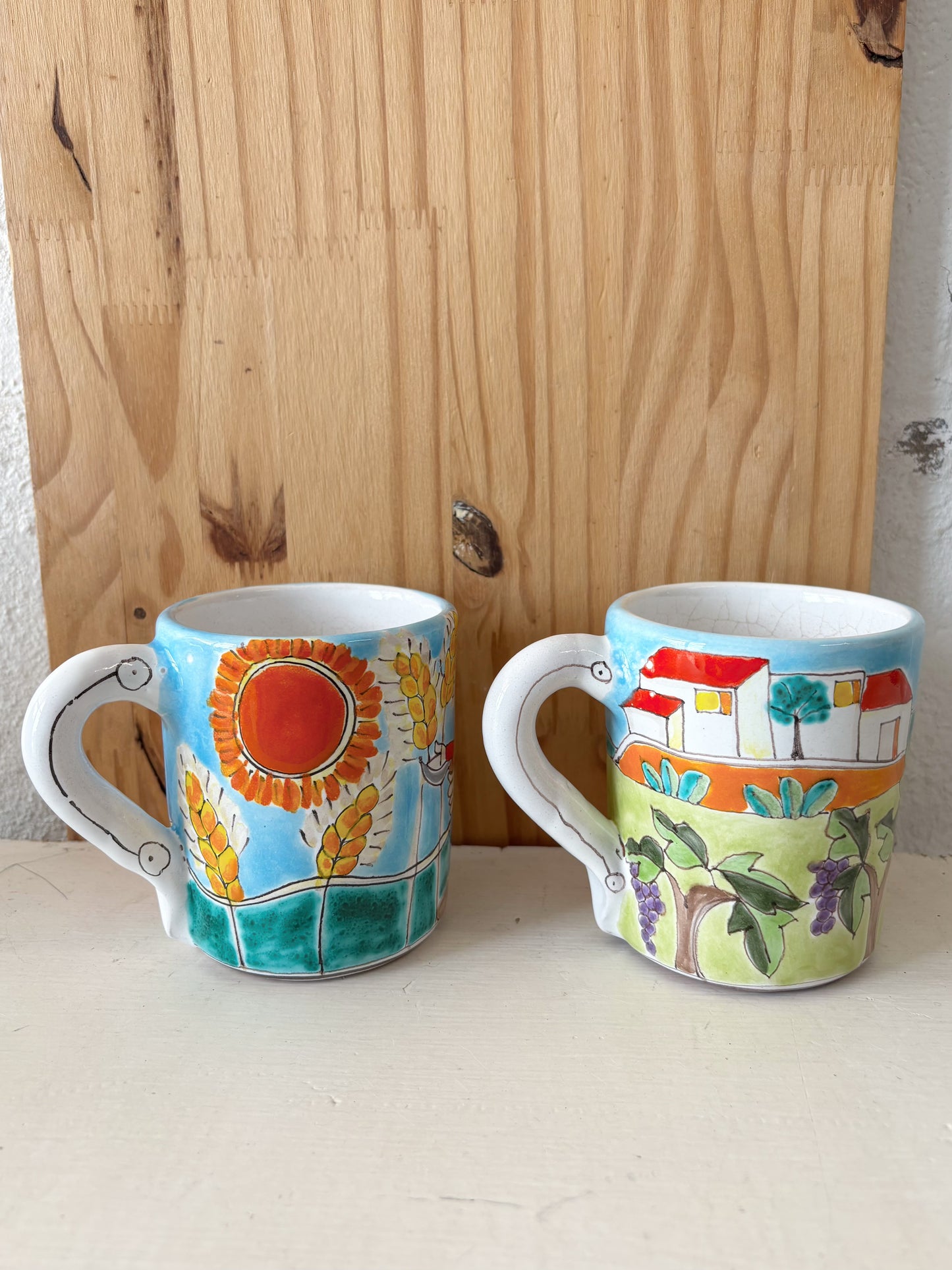 Pair of Desimone Italian Mugs (Local Pick Up Only)