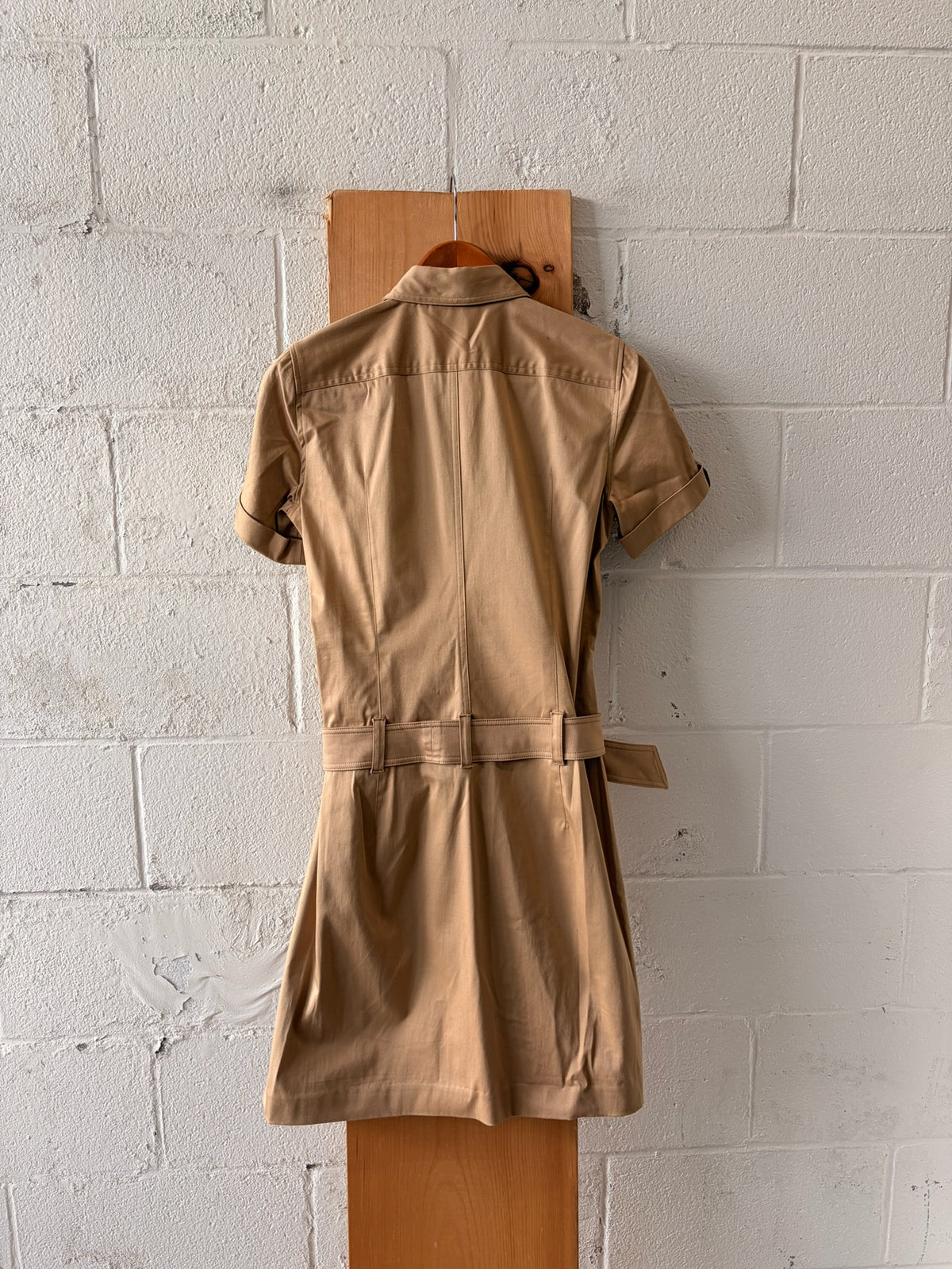 Khaki Belted Dress : 4