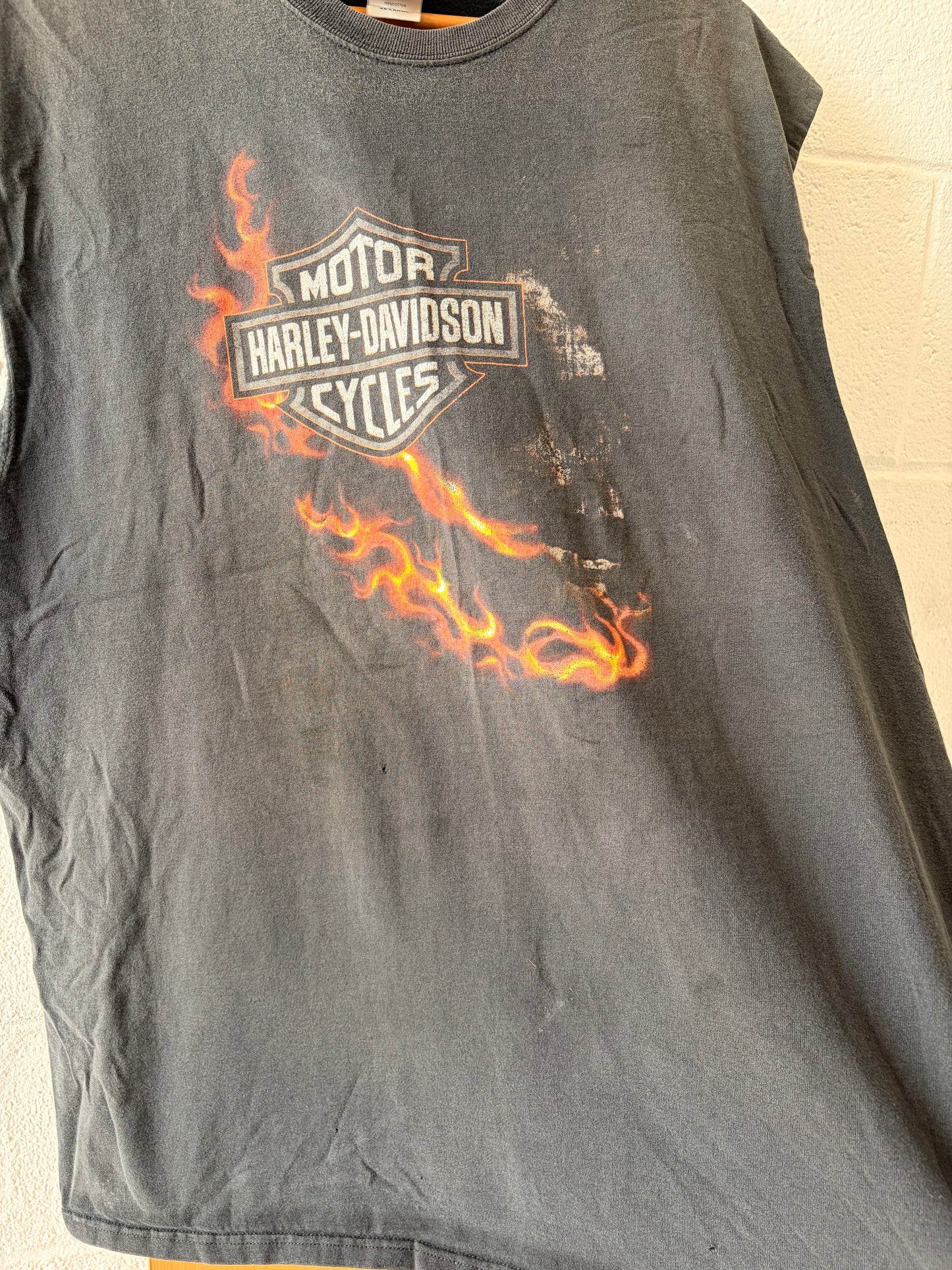 Distressed Harley Tank : 2X