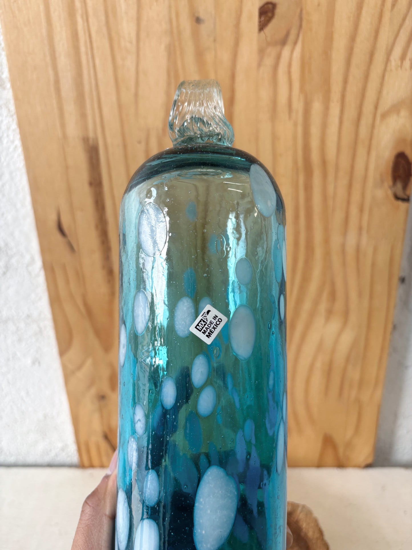 Hand Blown Blue Glass (Local Pickup Only)