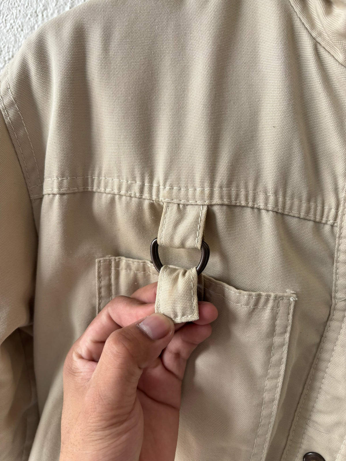 Vtg 80’s Sherpa Lined Hooded Trench Coat : ~M/L
