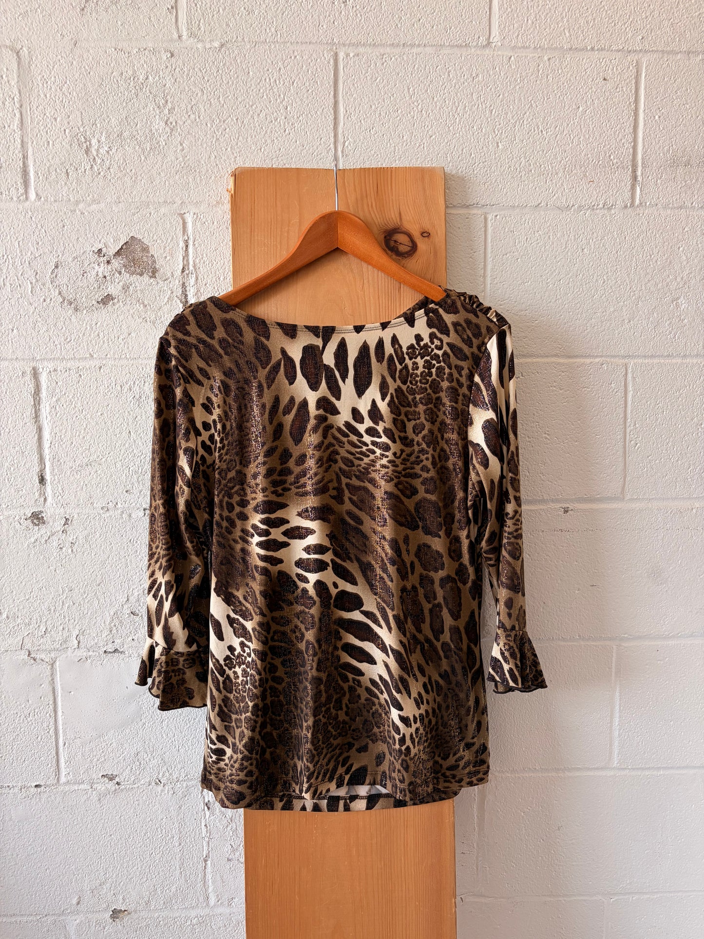 Animal Print Top : XL