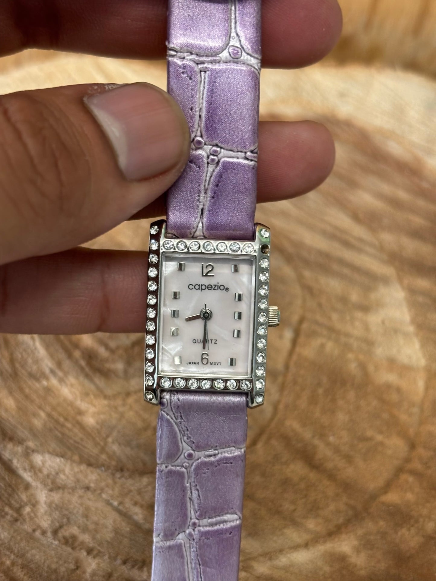 Purple Leather Watch (Untested)