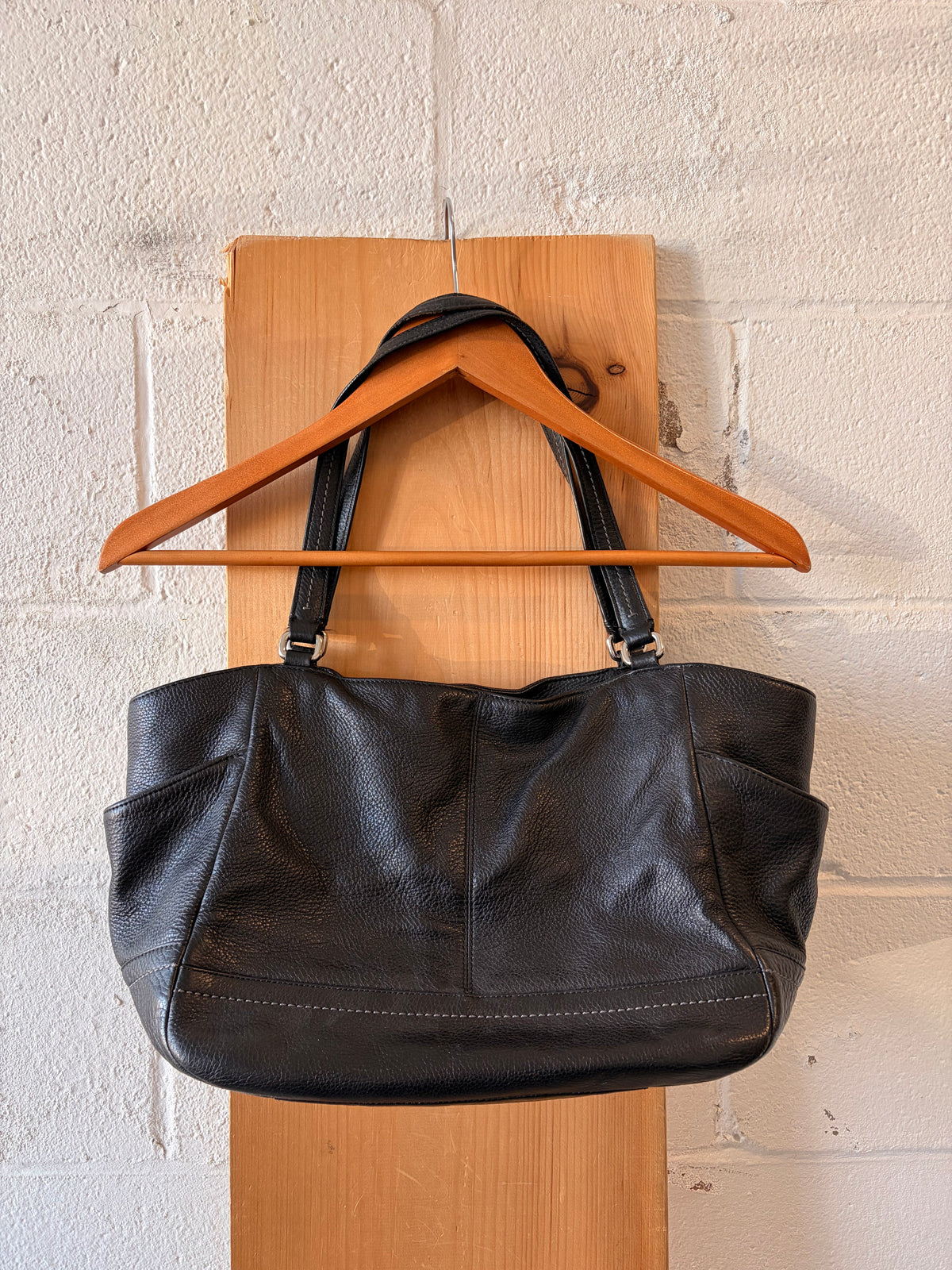Classic Black Coach Purse
