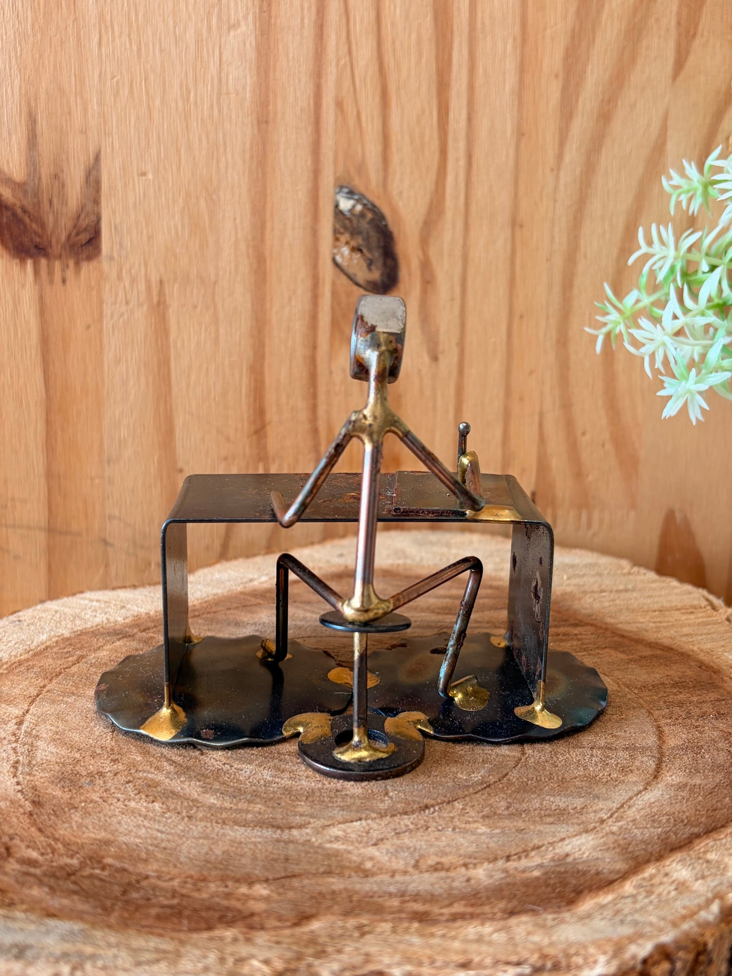 Little Metal Author Figurine