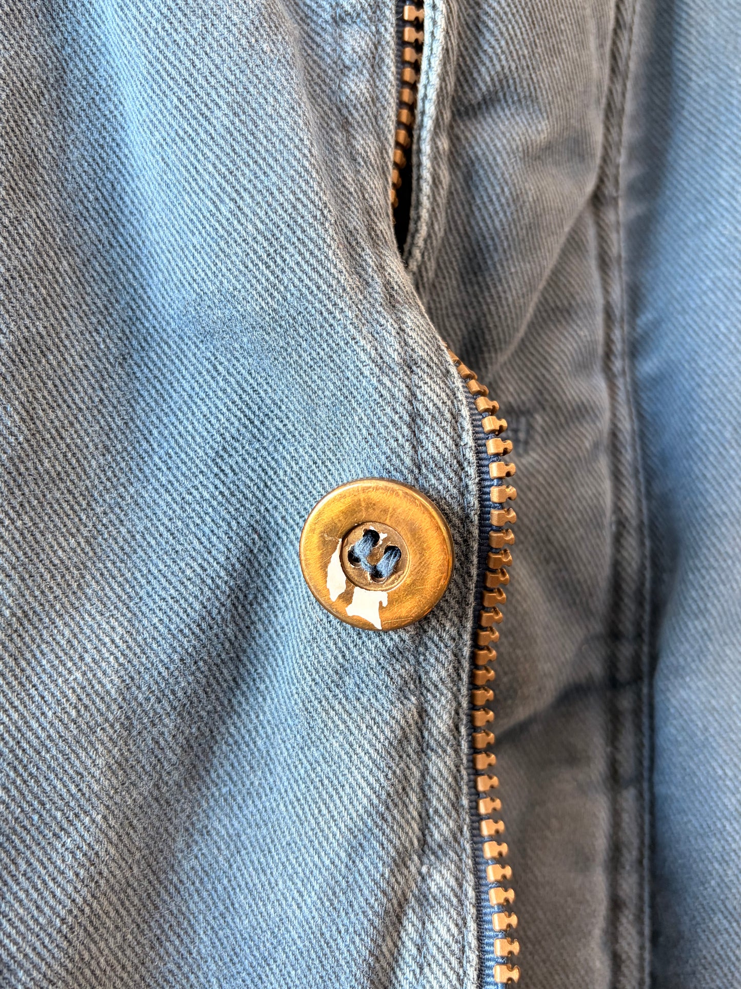 Vintage London Fog Blue Bomber Jacket : S