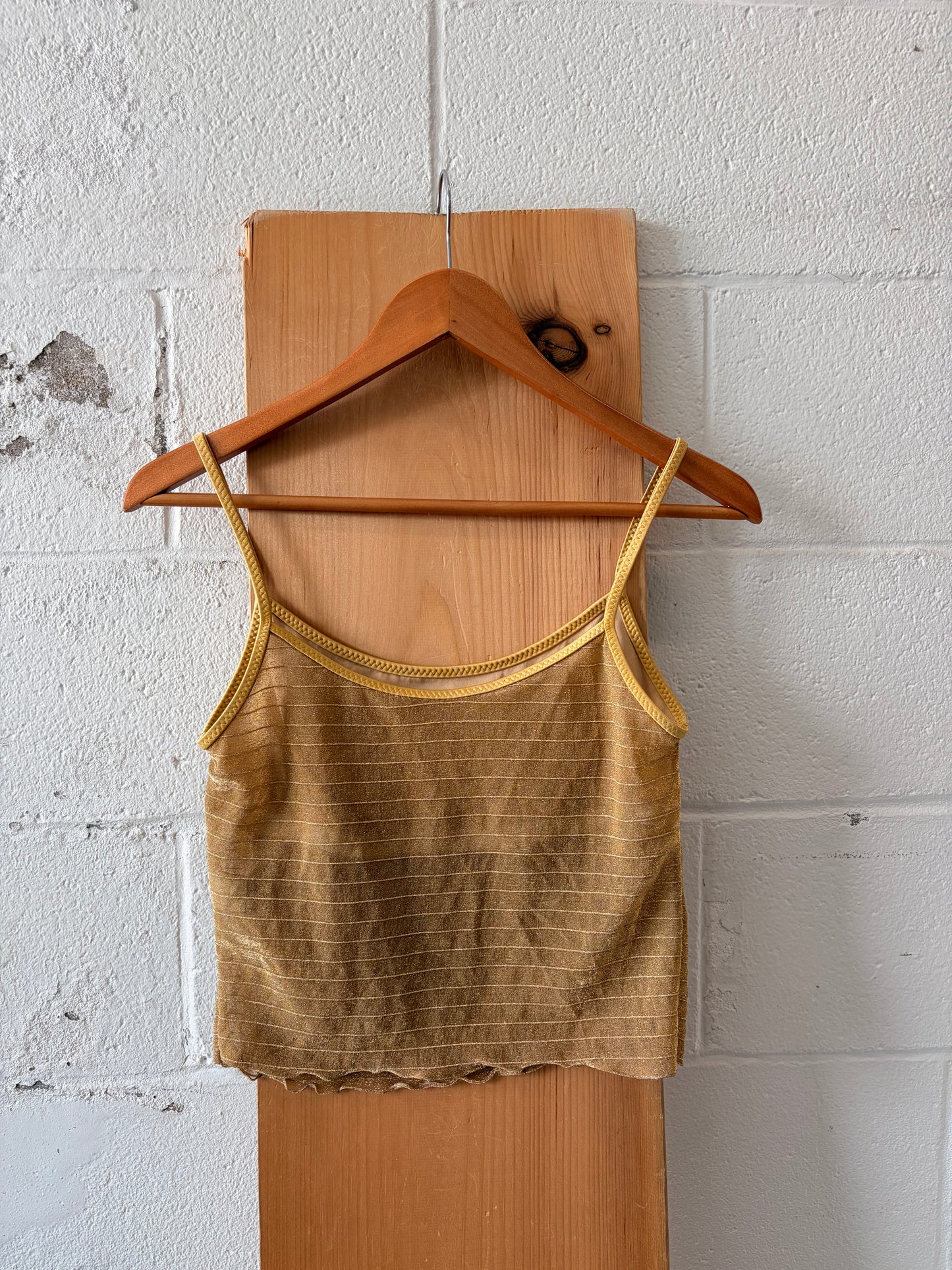 Gold Shimmer Tankini Top : 11/12
