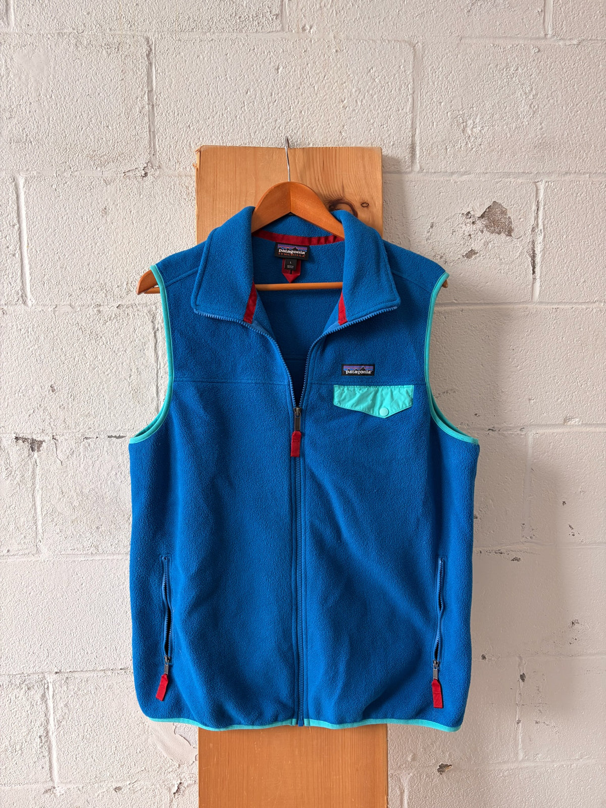 Patagonia Synchilla Blue Vest : L