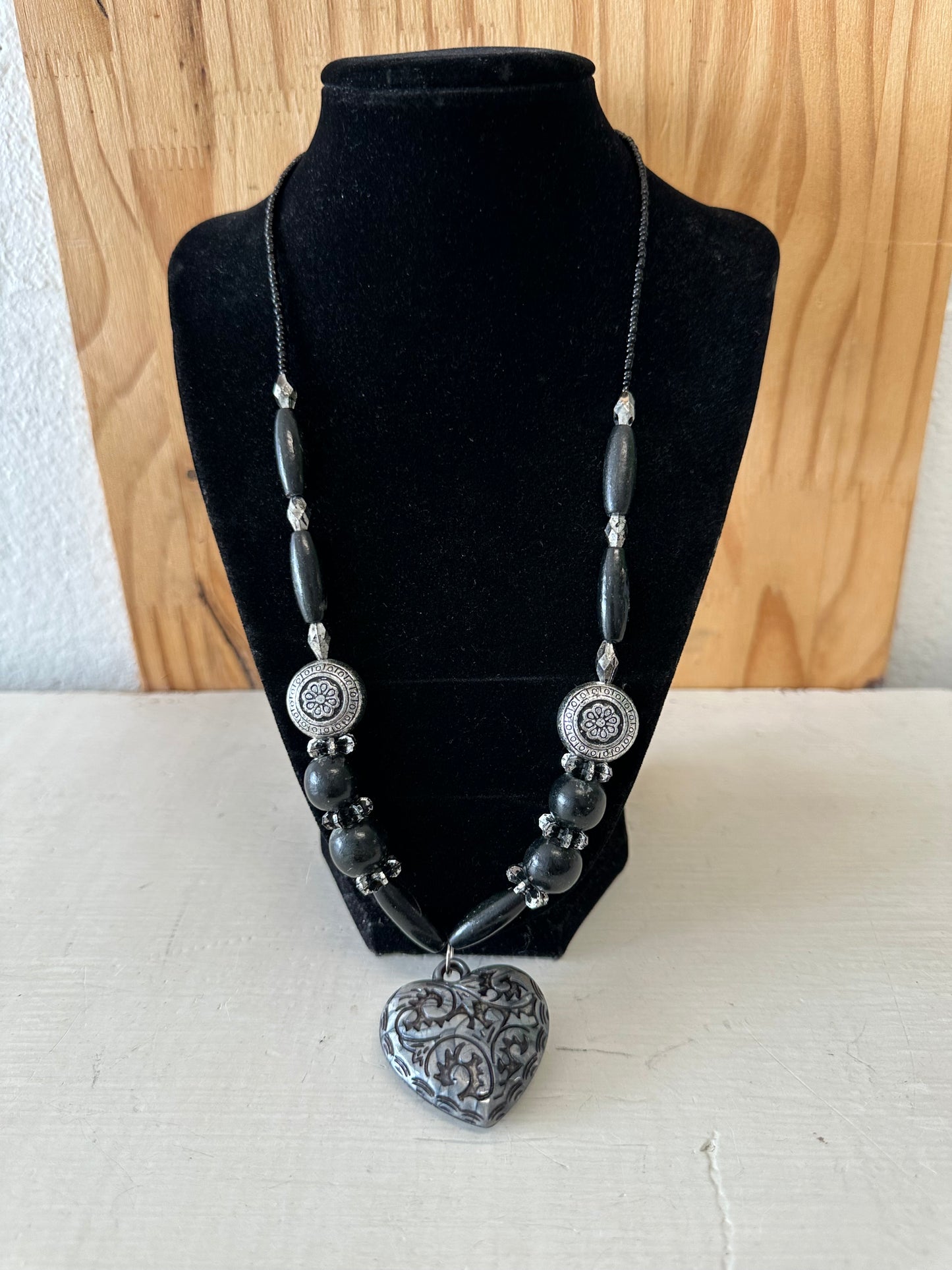 Beaded Heart Necklace
