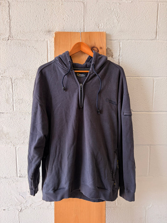 ‘04 National Geographic Hooded Quarter Zip : XL