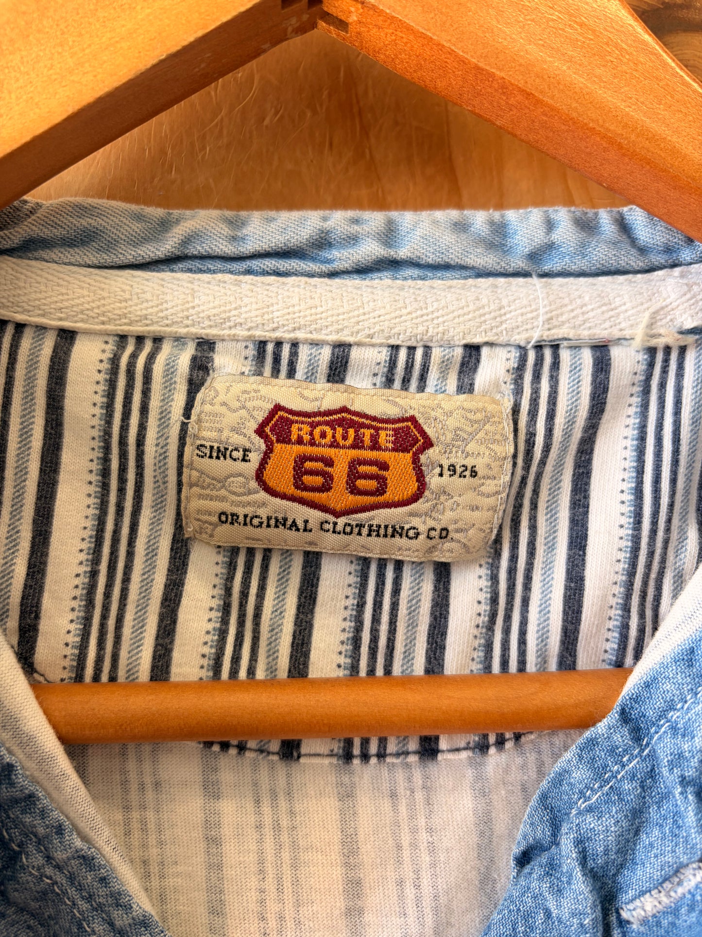 Striped Route 66 Long Sleeve : M/L