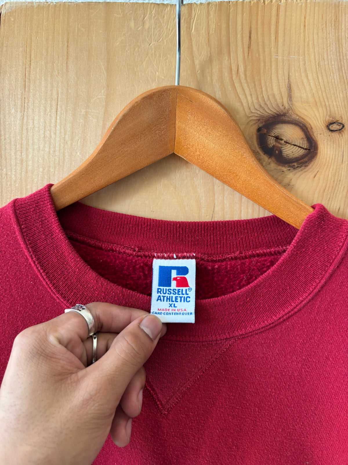 Vtg Russell Razorback Crew : XL (as is)