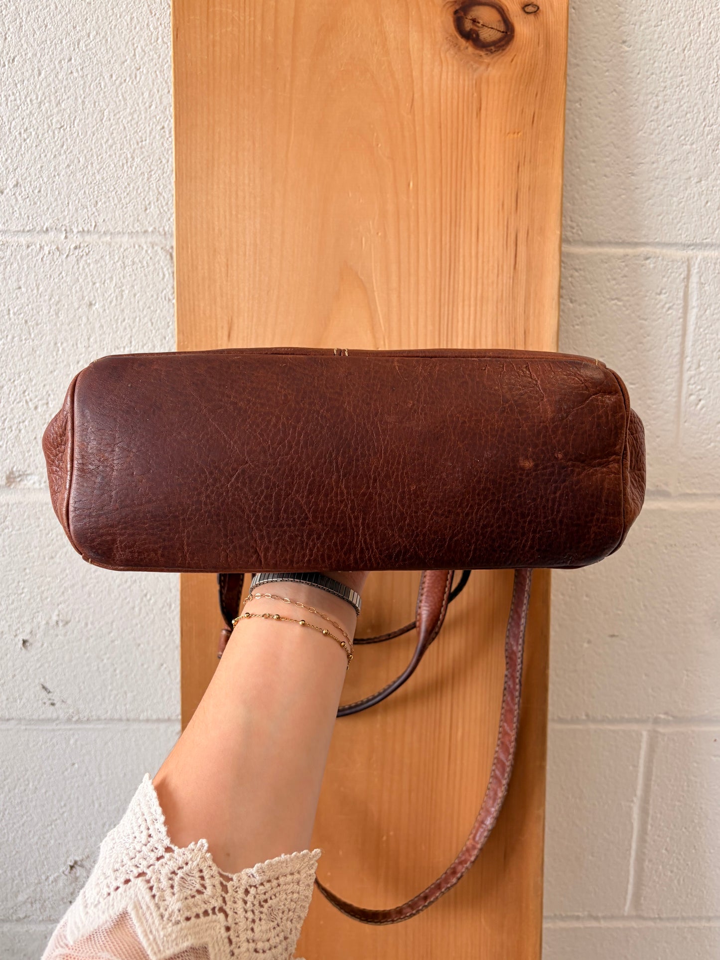 Brown Leather Fossil Purse