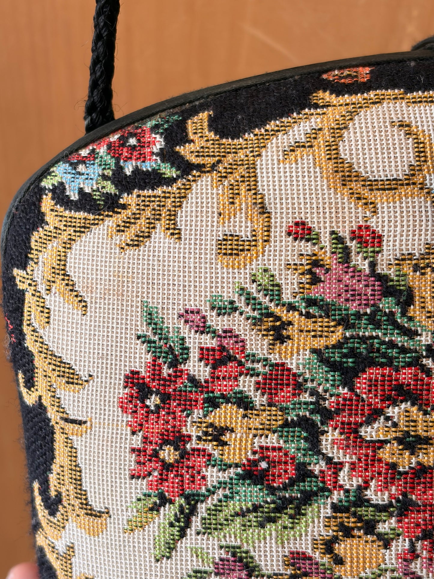 Vtg Tapestry Purse