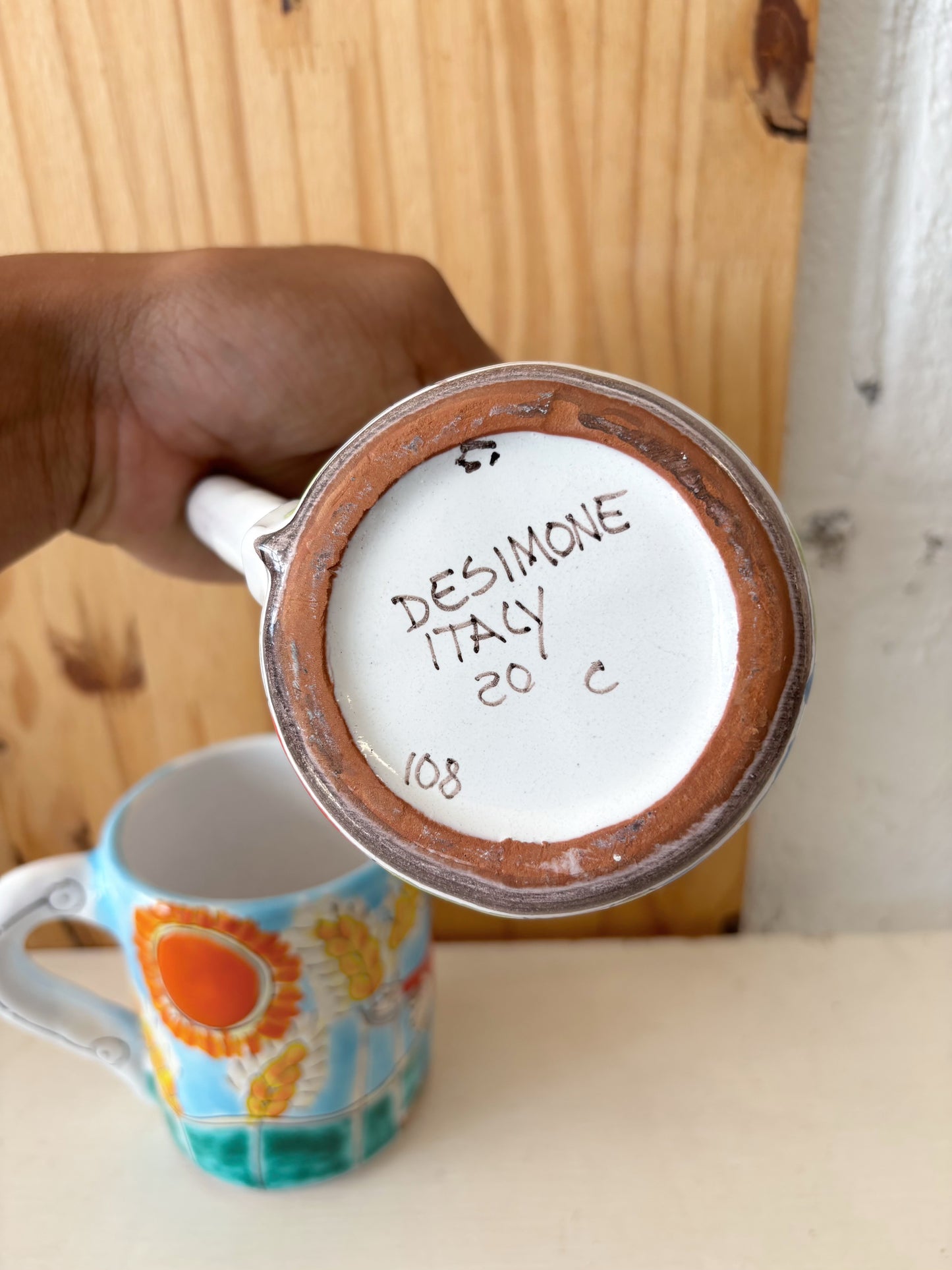 Pair of Desimone Italian Mugs (Local Pick Up Only)