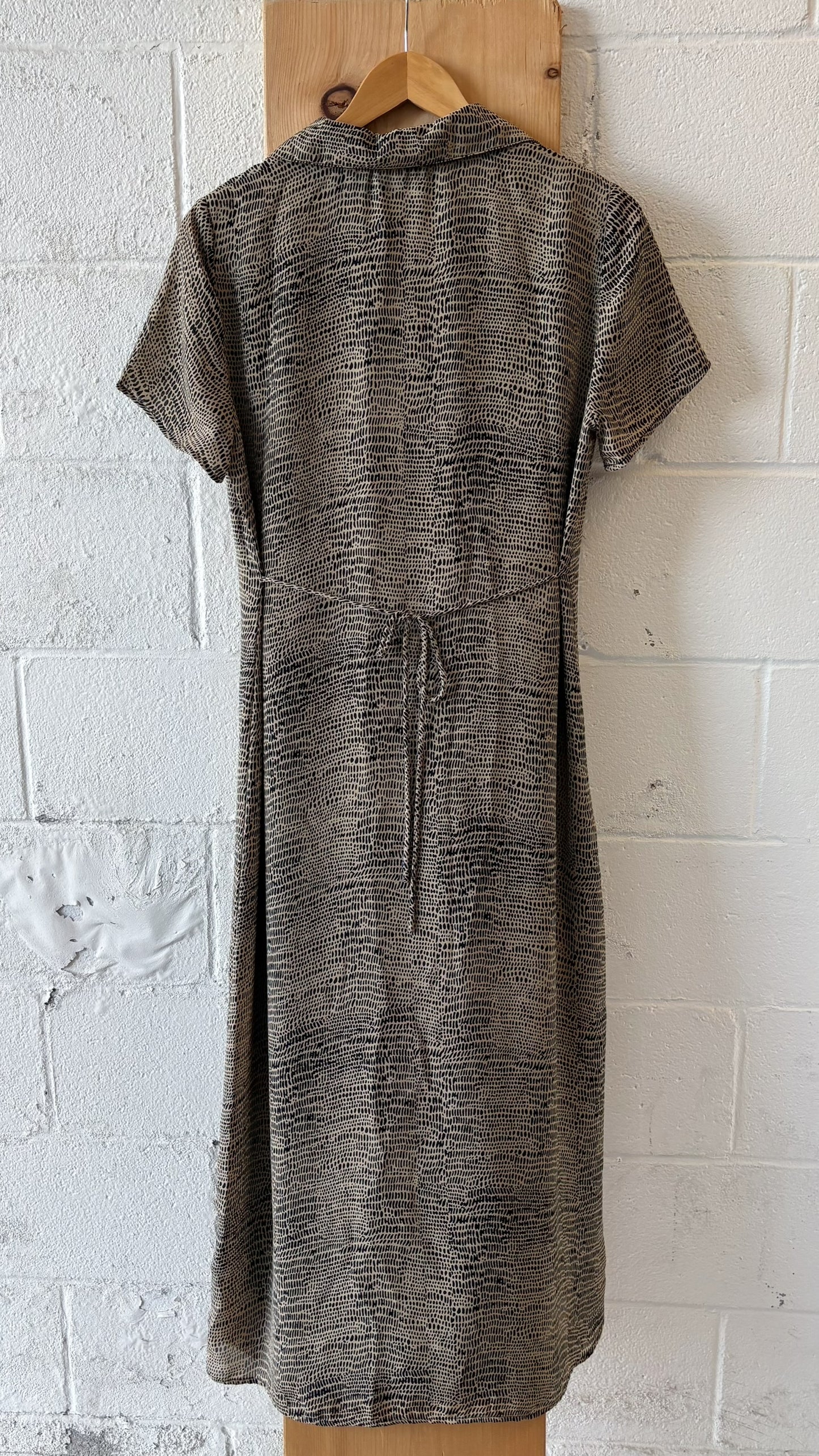 Vtg Button Front Dress : 10