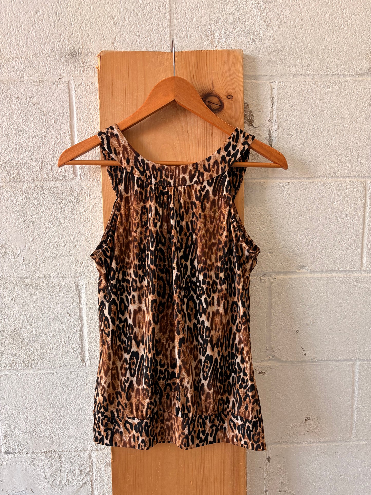 Leopard Print Tank Top : M