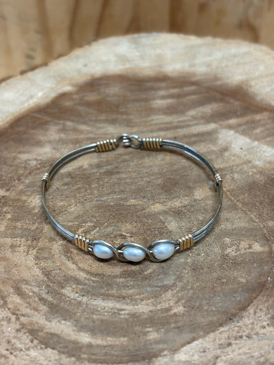 Ronaldo Waverly Pearl Trio Bracelet