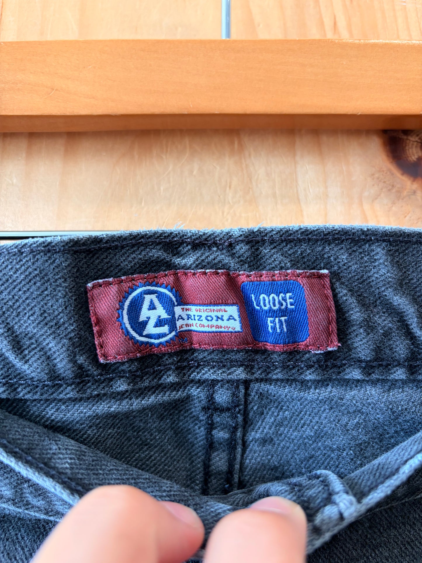 Vtg Arizona Black Denim Shorts : 40