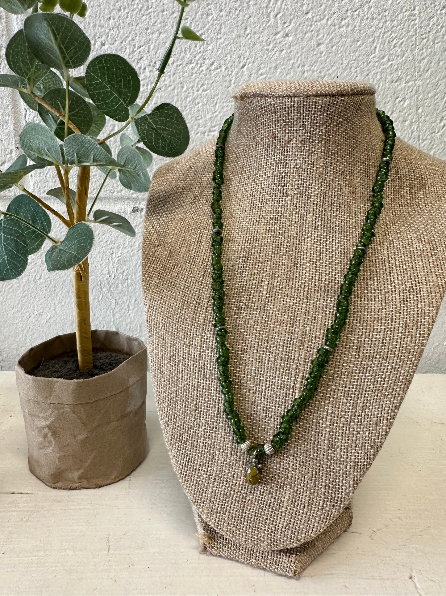 Tiny Turtle Beaded Necklace