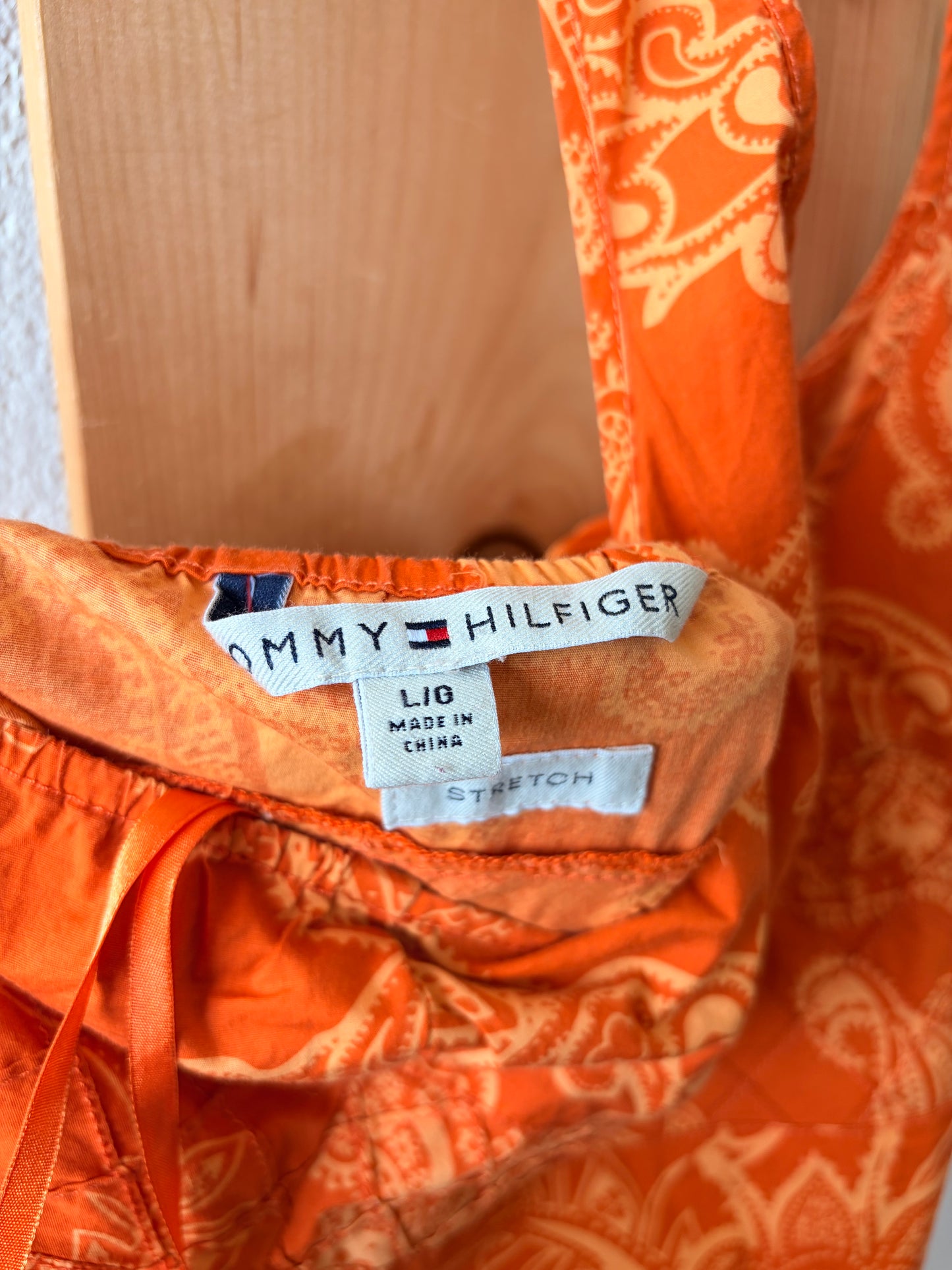 Orange Tommy Hilfiger Halter Top : L