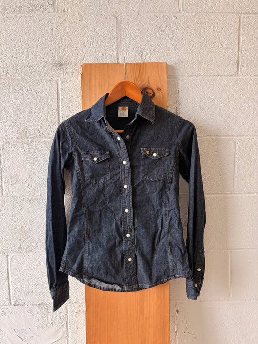 Ladies Carhartt Pearl Snap : XS