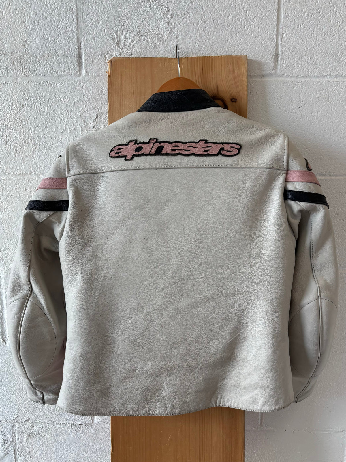 Alpinestars Pink & White Motorcycle Jacket : Size 8 (Local Pickup Only)