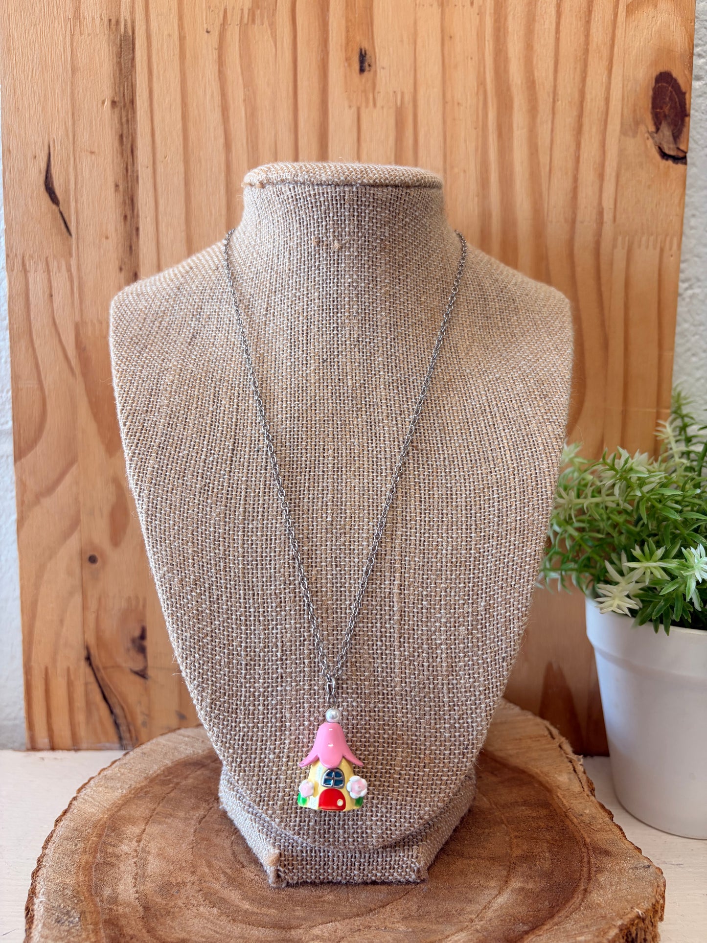 Little Fairy House Necklace