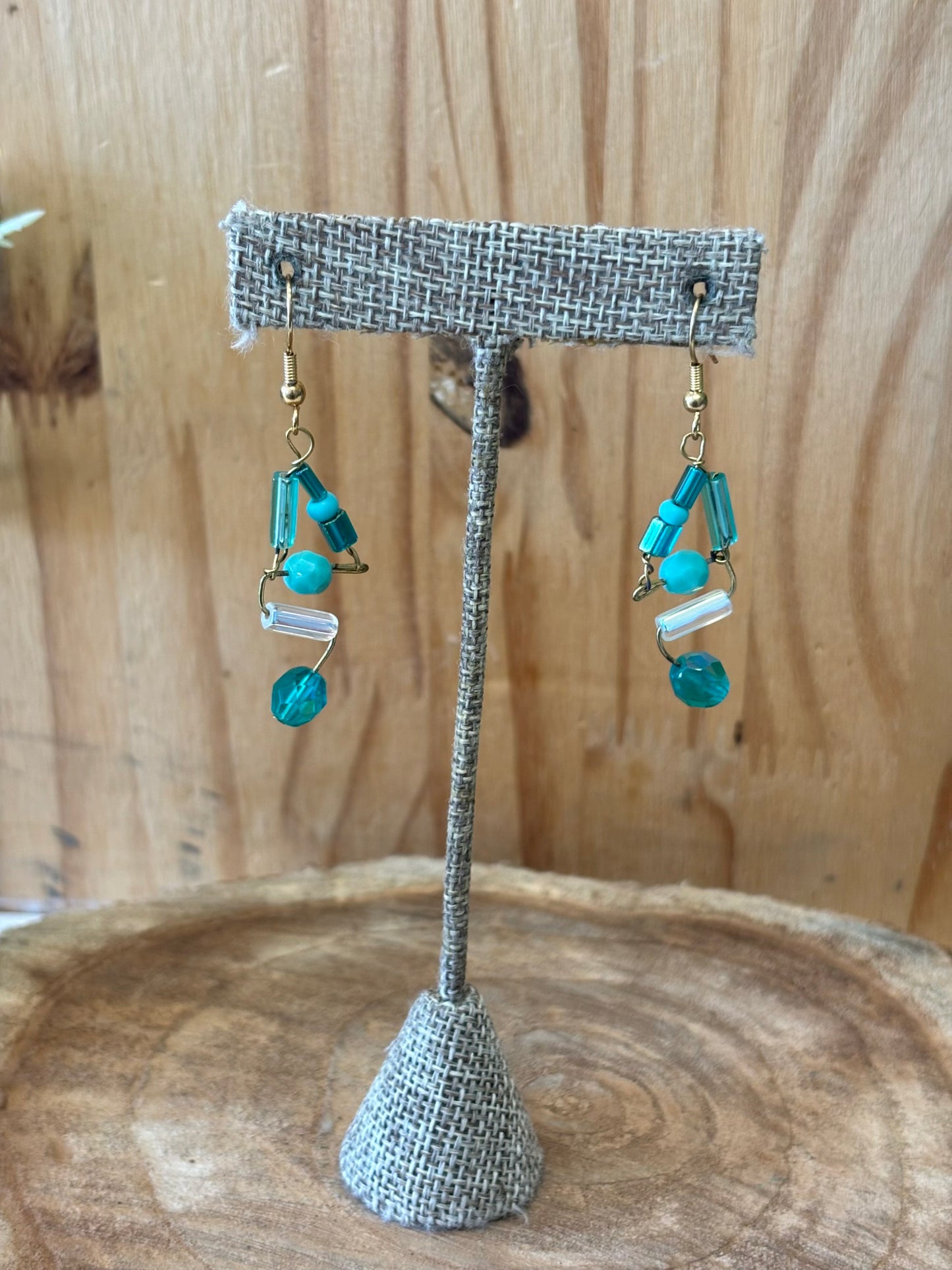 Blue Dangle Earrings